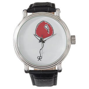 Red Balloon Party Decoration Cartoon Armbanduhr