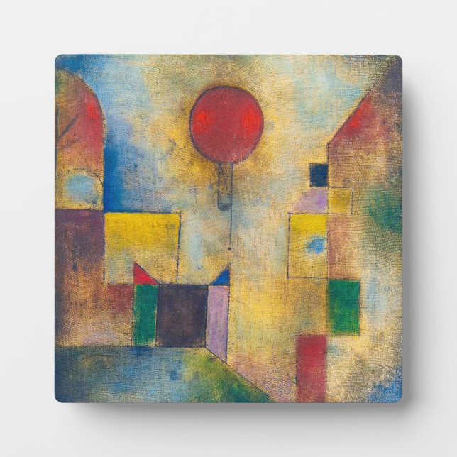 Red Balloon | Paul Klee | Fotoplatte (Vorderseite)