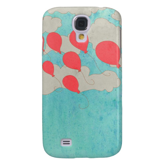 Red Balloons Case-Mate Samsung Galaxy Hülle (Rückseite)