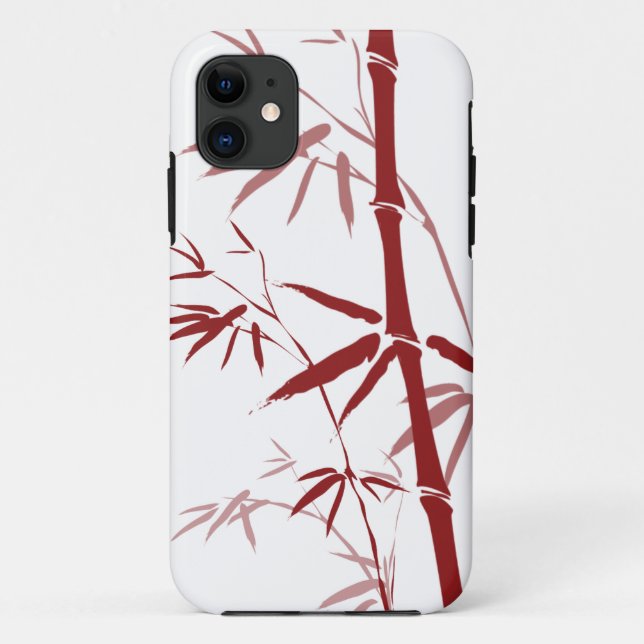 Red Bamboo iPhone 5 Fall Case-Mate iPhone Hülle (Rückseite)