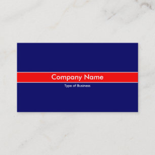 Red Band - Dark Blue Visitenkarte