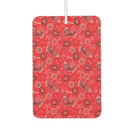 Red Bandana Heart Car Geschenk Spaß Air Freshener Autolufterfrischer