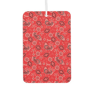 Red Bandana Heart Car Geschenk Spaß Air Freshener Autolufterfrischer