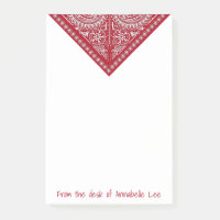 Red Bandana Post-it Notes