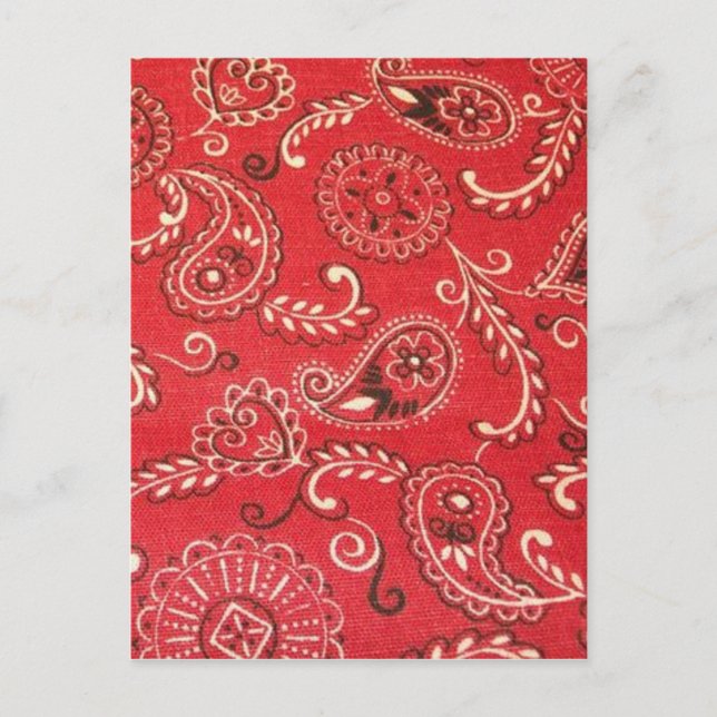 Red Bandana Postkarte (Vorderseite)