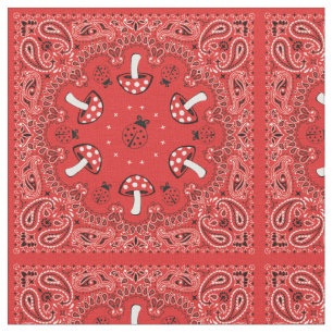 Red Bandana Stoff