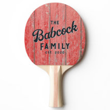 Red Barn Boards Retro Family Name & Year