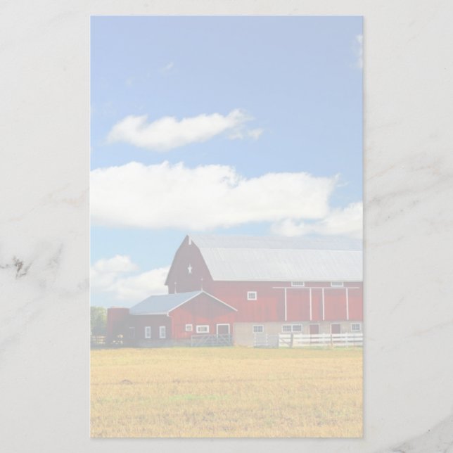 Red Barn Briefpapier (Vorderseite)