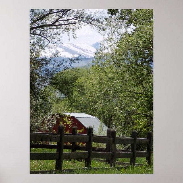 Red Barn Foto Poster (Vorne)