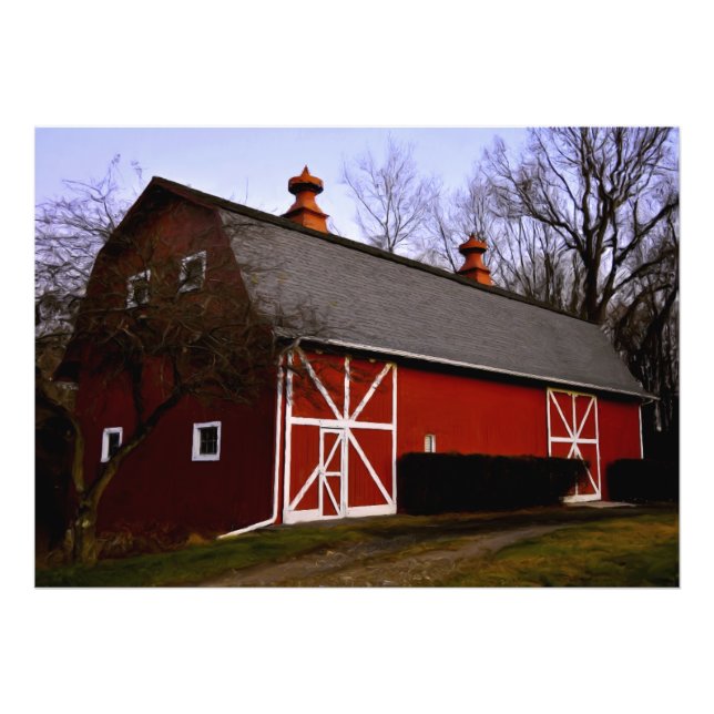 Red Barn Fotodruck (Vorne)