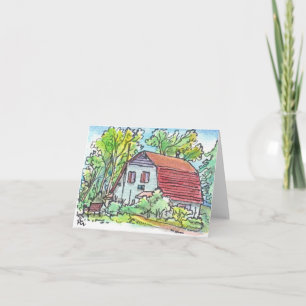 Red Barn House Karte