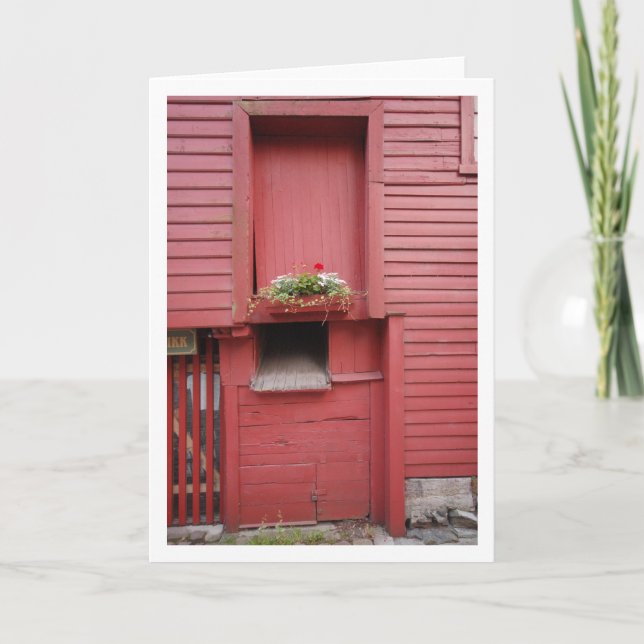 Red Barn Karte (Vorderseite)