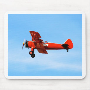 Red Baron Bi Flugzeug Mousepad