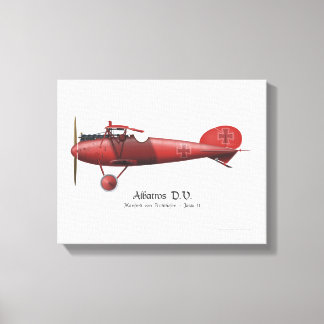 Red Baron Manfred von Richthofen German Flying Ace Leinwanddruck