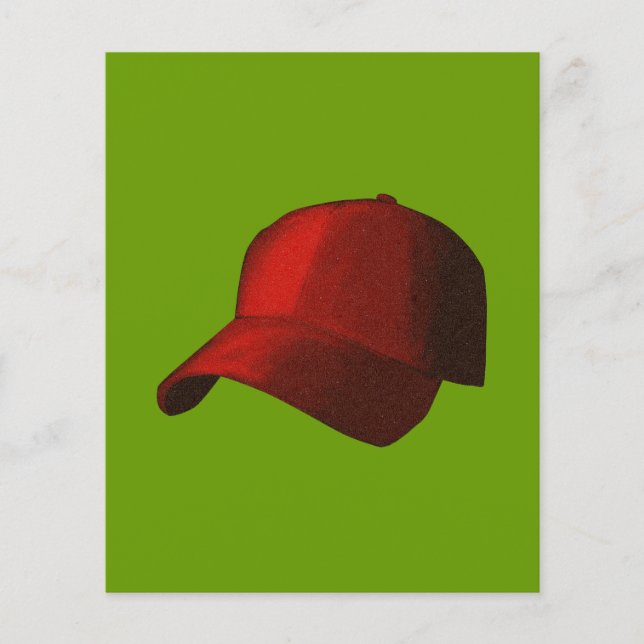 RED BASEBALL HAT GAP GRAPHIE FLYER (Vorne)