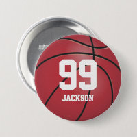 Red Basketball | Schaltfläche Personalisieren