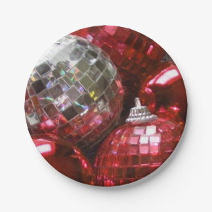Red Baubles Paper Teller
