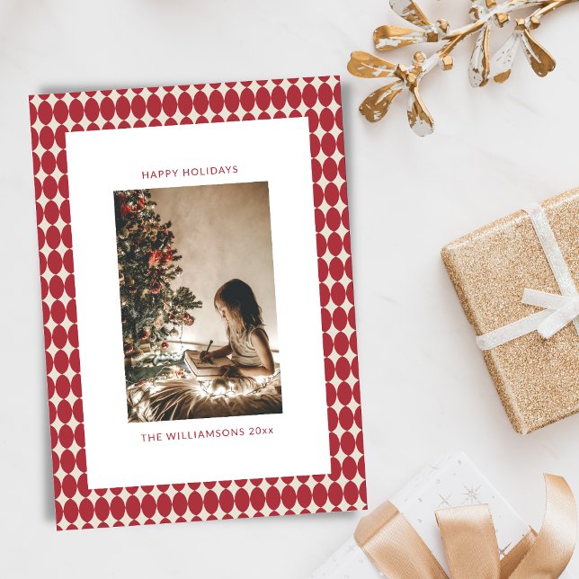 Red Baubles Vertical Foto Weihnachten Mitte Jahrhu (Von Creator hochgeladen)