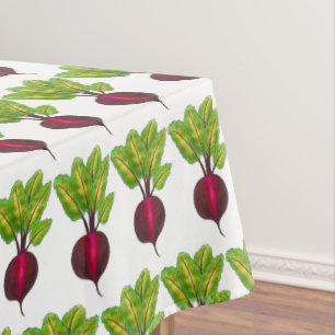 Red Beet Beetroot Root Vegetable Garden Veggies Tischdecke