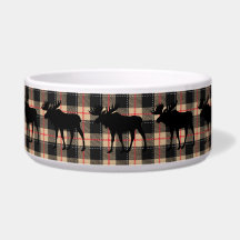 Red Beige Buffalo Kariert Bull Elch Tier Hund