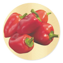 Red Bell Paprikaschoten