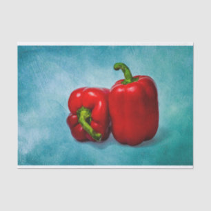 Red Bell Paprikaschoten Seidenpapier