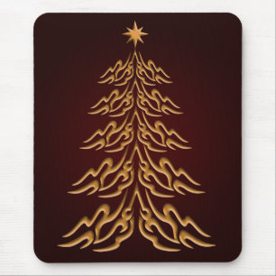 Red Bell Weihnachtsbaum Mouse Pad Mousepad