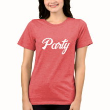 Red Bella-Leinwand Party T - Shirt