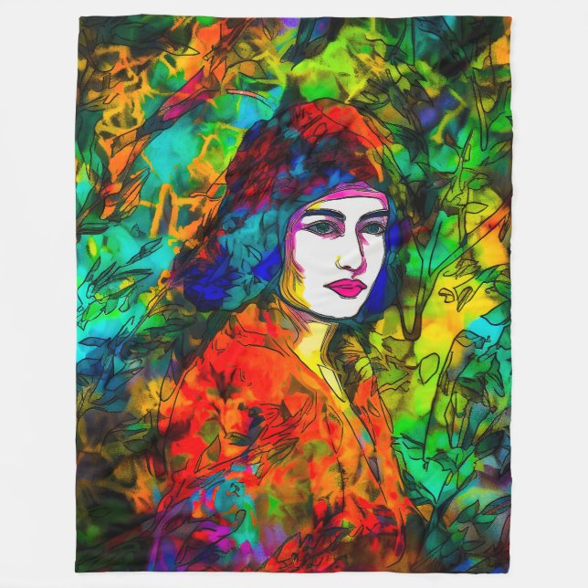 Red Beret Fleecedecke (Vorderseite)