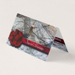 Red Berry Ribbon Snow