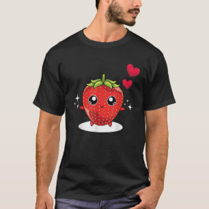 Red Berry Summer Food Strawberry Lover Niedlich St T-Shirt