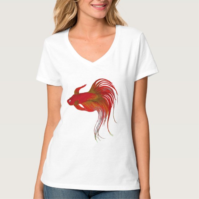 Red Betta T-Shirt (Vorderseite)