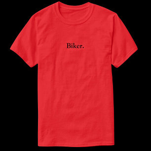 Red biker T - Shirt - Motorrad