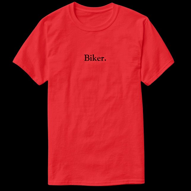 Red biker T - Shirt - Motorrad (Von Creator hochgeladen)