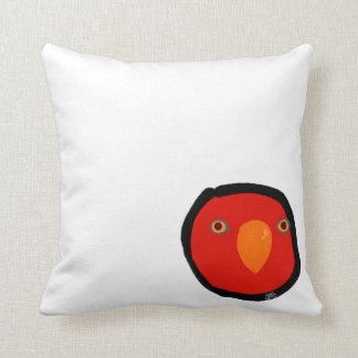 Red birb "GUMI" wuewuewuewuewue.....staring . Kissen