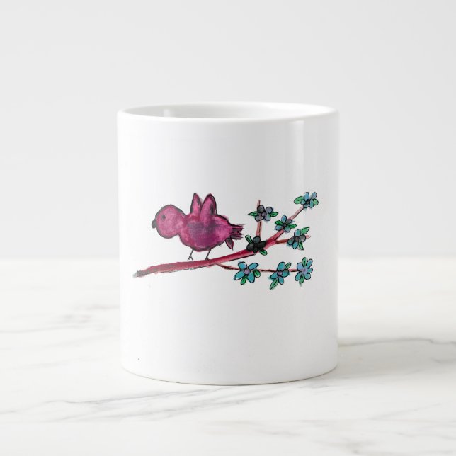 Red Bird Jumbo-Tasse (Vorderseite)
