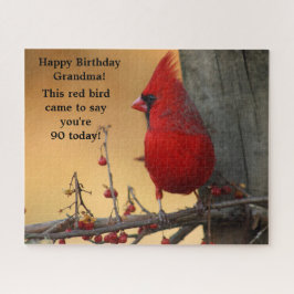 Red Bird Kardinal Birthday Gift Oma