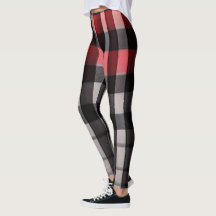 Red Black Abstrakte Karierte Kollektion