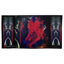 Red Black Blue White Abstrakt