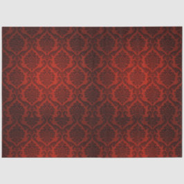 Red Black Demak Gothic 20x30 Decoupage Seidenpapier