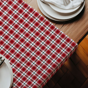Red Black Karo Runner Lumberjack Dinner Style Großer Tischläufer