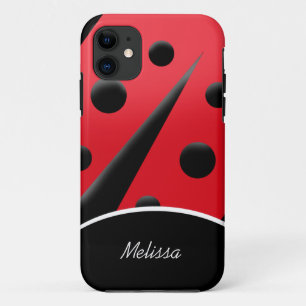 Red/Black Modern Ladybug iPhone 5 Fall Case-Mate iPhone Hülle