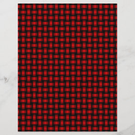 Red Black Weave Pattern Briefbogen