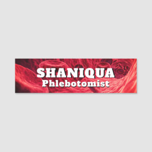 Red Blood Cells Phlebotomist Namensschild