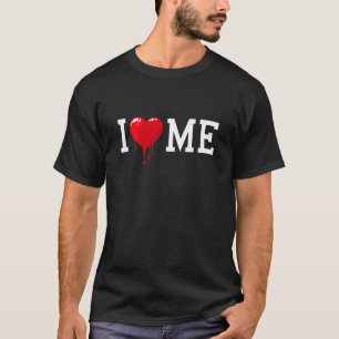 Red Bloody Heart Graphic I Liebe Me T-Shirt