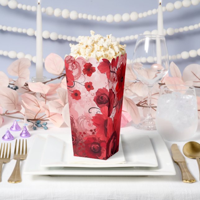 Red Bloom Symphony Geschenkschachtel (Hochzeit)