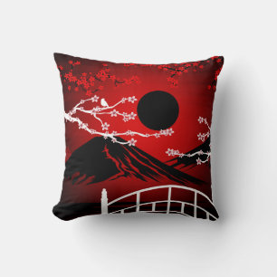 Red Blossom Kissen