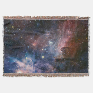 Red & Blue Carina Nebula Hubble Telescope Decke