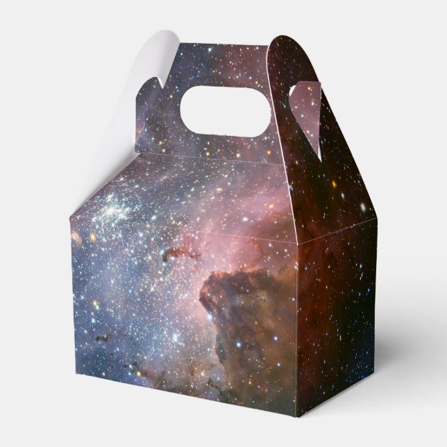 Red & Blue Carina Nebula Hubble Telescope Geschenkschachtel (Vorderseite)