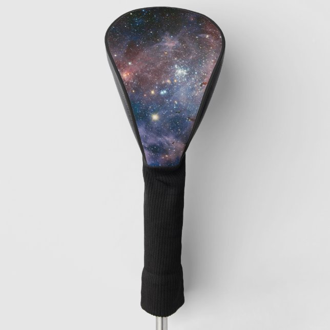 Red & Blue Carina Nebula Hubble Telescope Golf Headcover (Vorderseite)